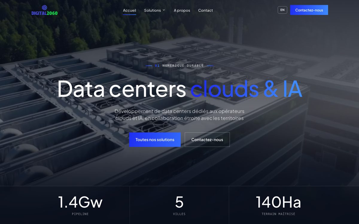 Digital 2060 — data centers, cloud & IA