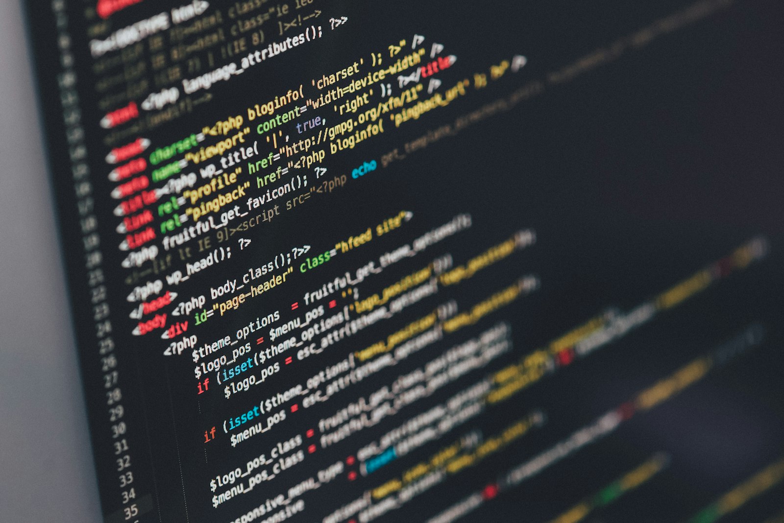 Code source affiché à l’écran
