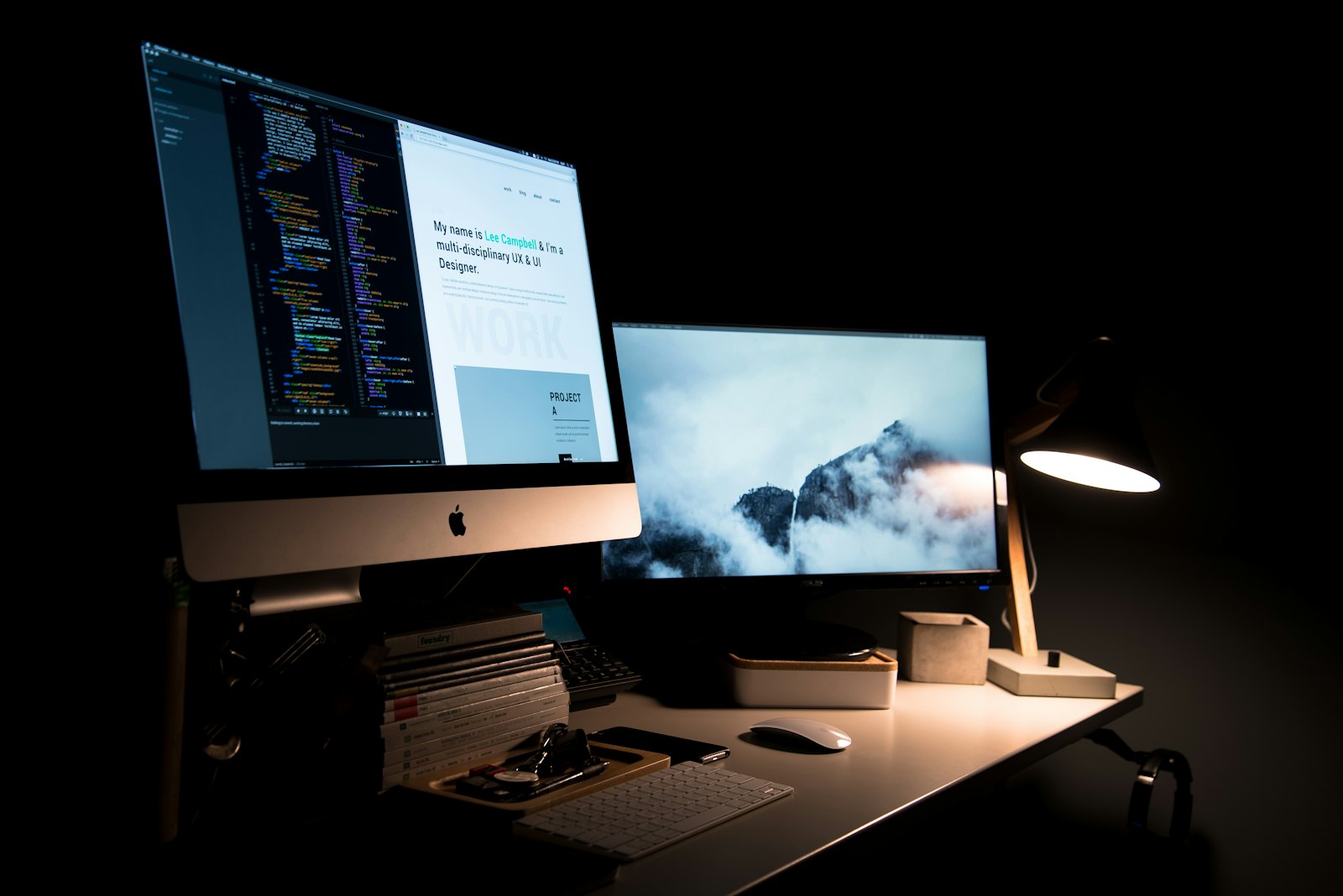 Aperçu d’un site web moderne